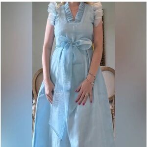 ISO SUE SARTOR BLUE DRESS SZ M OR L